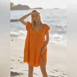 Anthropologie Maeve Juliet Tiered Tunic Dress, M